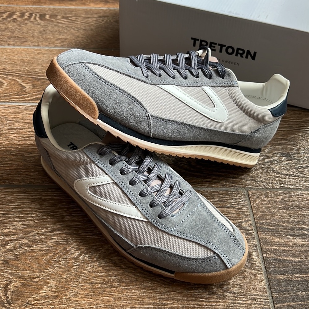 Tretorn Rawlins 2.0 - Grey/White - Size 8.5 Women’s